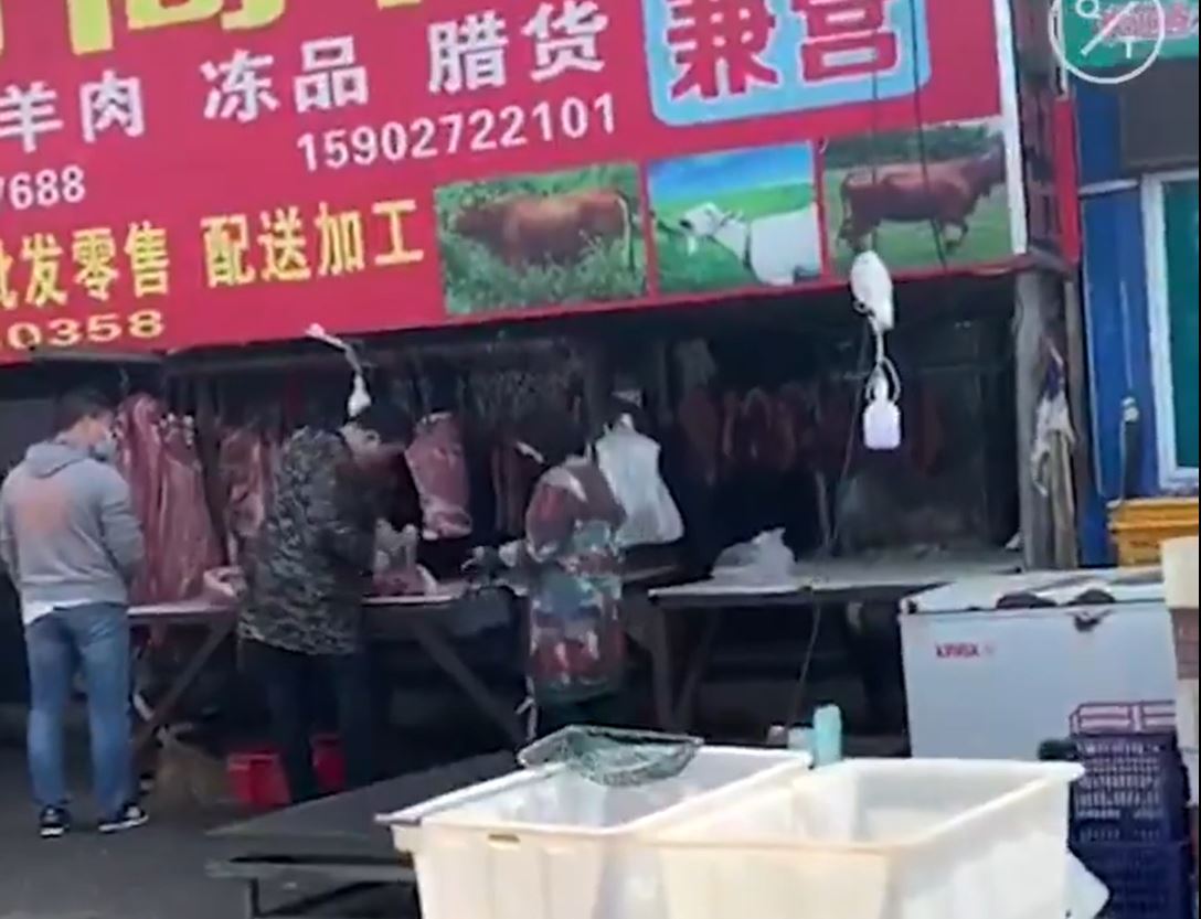 Cea mai mare piață din Wuhan